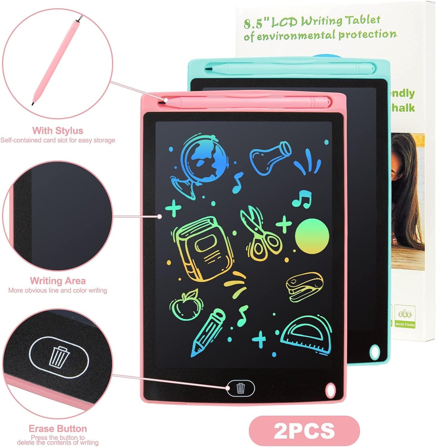 LCD Writing Tablet for Kids